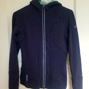 Hooded Icebreaker GT Midweight Running Zip up